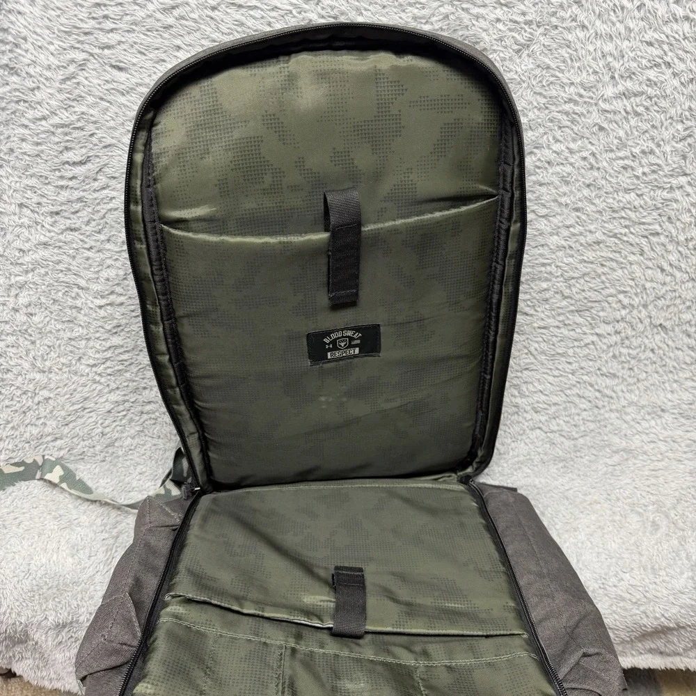 Under Armour UA Project Rock Regiment USDNA Gray Camo Backpack‎ 1315435-001